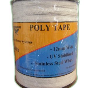 Thunderbird Poly Tape White 12mm x 400m
