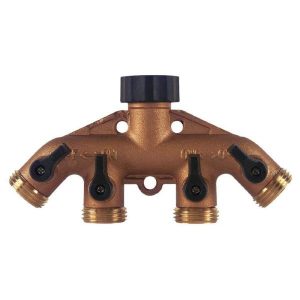 Orbit Brass 4 Port Manifold
