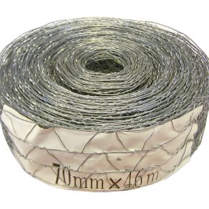 Galvanised Woven Mesh 70mm x 46m