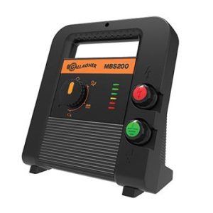 Gallagher - MBS400 MAINS/BATTERY/SOLAR Energizer 4.0J 30KM