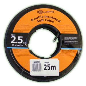 Gallagher Double Insulated Cable 2.5mm x 25m