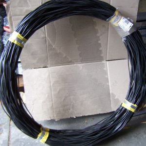 Helicoil Plain Wire PVC Black 4mm x 280m