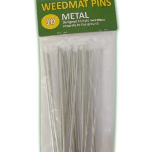 Weedmat Pins Metal 10 Pack