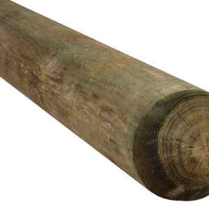 Treated Pine Bollard 150mm x 1.2m Domed