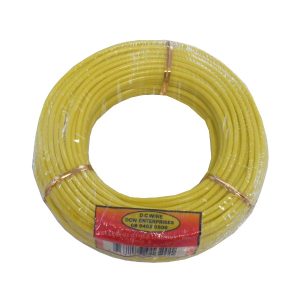 Clothes Line Yellow PVC Poly Core 3.5mm x 30m
