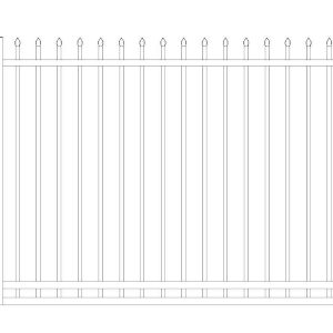Garrison Gate 1.8mH x 2.4mW Black