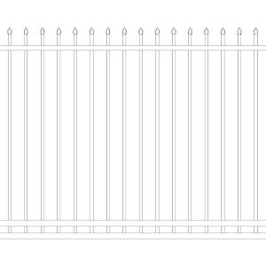 Garrison Gate 1.8mH x 3.0mW Black