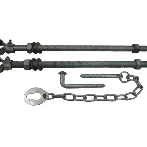 Cyclone Brooker Rod Hinge Set Bolt On 25nb